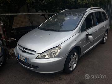 PEUGEOT 307 SW DIESEL TETTO VETRO-CERCHI X RICAMBI