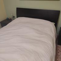 Letto matrimoniale comodini e cassettiera 