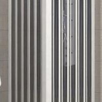 box doccia PVC  bianco 2 lati 70 CM H 175 CM