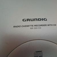 radio lettore CD e cassette