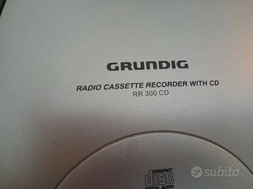 radio lettore CD e cassette