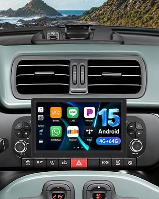 Autoradio nuova per Fiat panda dal 2012 al 2022 