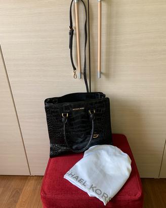 Borsa con tracolla nera Michael Kors