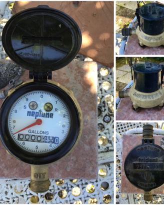 Contatore d'acqua residenziale in ottone