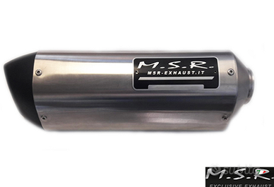 SCARICO OMOLOGATO MSR KAWASAKI NINJA 300 ACCIAIO I