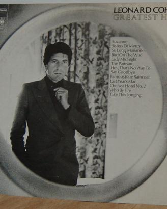 33 giri - LEONARD COHEN - "Greatest Hits"