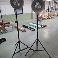 Set 2 lampade fluorescenti JY-26WT con stativi