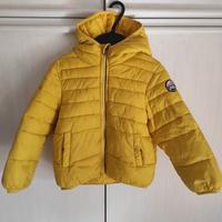 piumino leggero giallo bambino