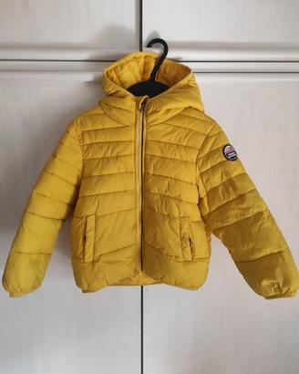 piumino leggero giallo bambino