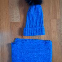 Set sciarpa + cappello nuovi con confezione