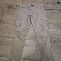 Pantaloni cargo beige Italian Army tg 34