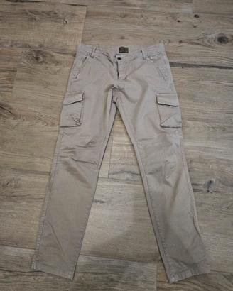 Pantaloni cargo beige Italian Army tg 34