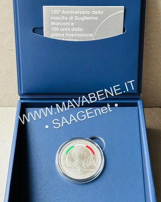 ITALIA 2024 GUGLIELMO MARCONI RADIO MONETA 5 EURO