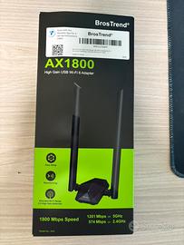 BrosTrend 1800Mbps Chiavetta WiFi per PC Fisso
