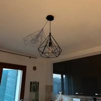 Lampadario industrial Leroy Merlin con lampada