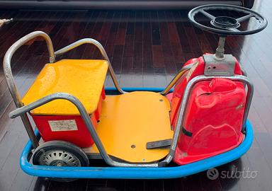 Autoscontro Giordani giocattolo vintage conservato