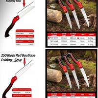 2 Seghetti Pieghevoli da Giardino Set 180 250 mm