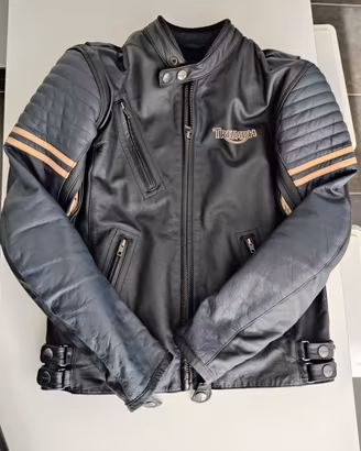 Giacca pelle moto Triumph