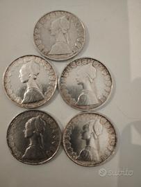 500 lire d'argento caravelle repubblica italiana 
