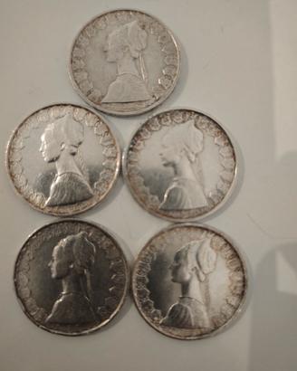 500 lire d'argento caravelle repubblica italiana 