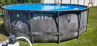 PISCINA INTEX CON POMPA FILTRO A SABBIA