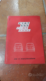 Manuale uso e manutenzione fiat 500L 1971 original