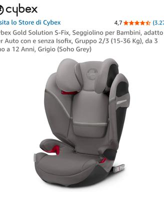 Seggiolino auto Cybex Gold solution S-Fix