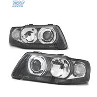 FARI AUDI A3 8L 00-03 LENTE FONDO NERO