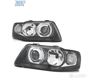 FARI AUDI A3 8L 00-03 LENTE FONDO NERO