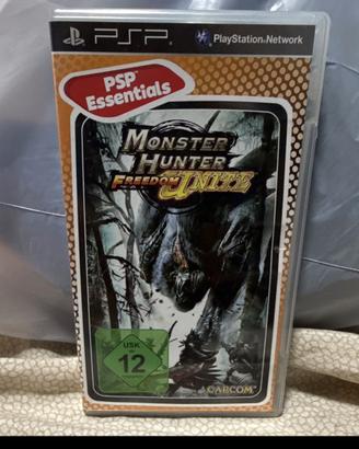 Capcom monster hunter freedom unite sony psp 2008
