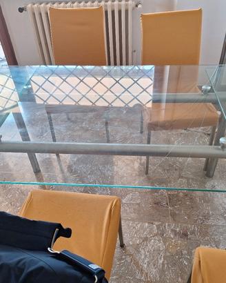 tavolo vetro effe zeta 