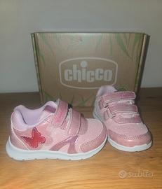 Scarpe bimba 21 rosa chiusura a strappo Chicco