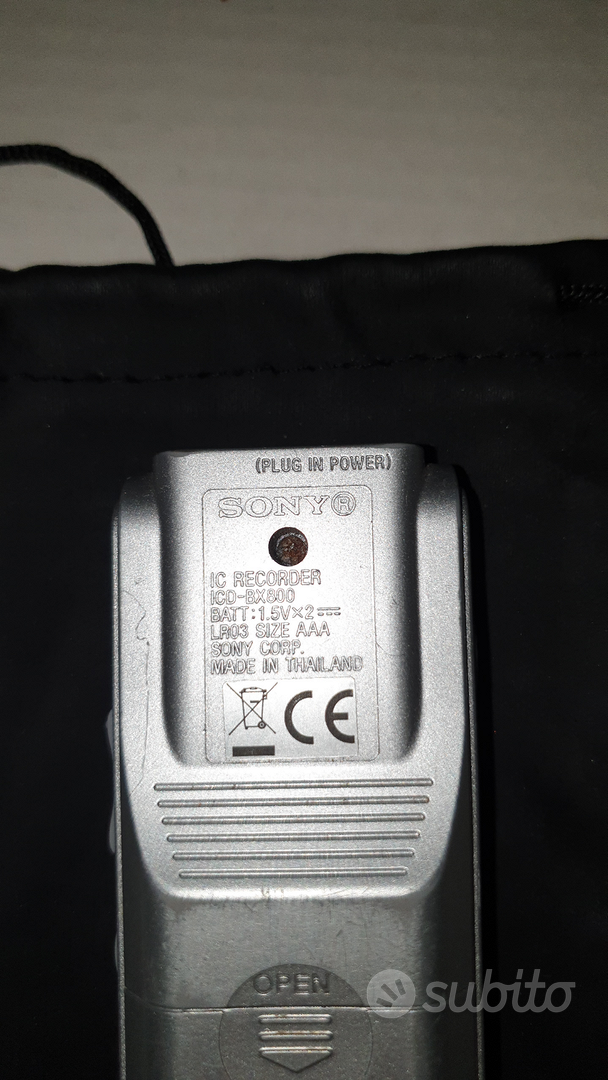 Sony registratore vocale recorder icd-bx800 - Audio/Video In vendita a  Caserta