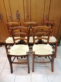 Sedie in legno anni 60