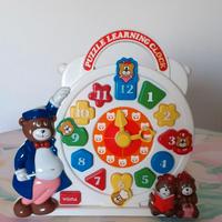 Orologio puzzle didattico Weina anni '90