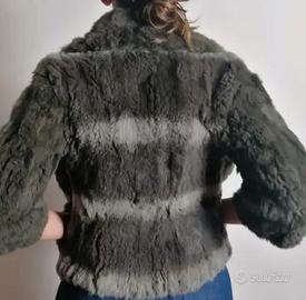 giacca pelliccia coniglio