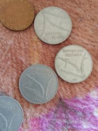 Monete Italiane 10 lire 1950 al 1990