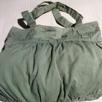 borsa in tela color salvia