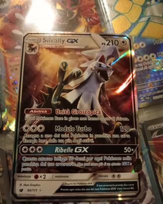 Carta Pokemon Silvally Gx 90/111 mint