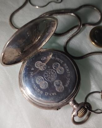 Orologio da Taschino vintage in argento 