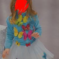 abito principessa delle farfalle 