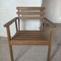 sedia in legno da giardino 4