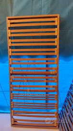 letto rete ortopedica doghe legno