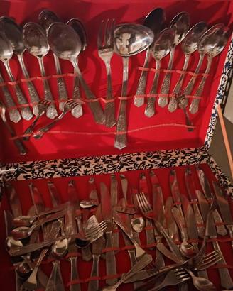 Cofanetto vintage set posate Giorinox Acciao inox