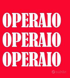 Operaio/mec,grafica,tessile,stampaggio,prod.ind