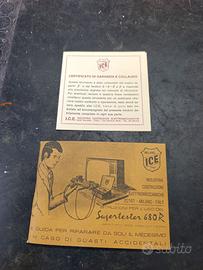 Manuale di istruzioni Supertester 680 R 3a serie