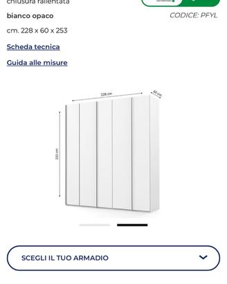 Armadio bianco