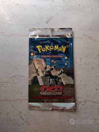 bustina Pokemon neo Discovery vuota