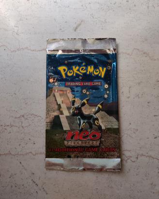 bustina Pokemon neo Discovery vuota