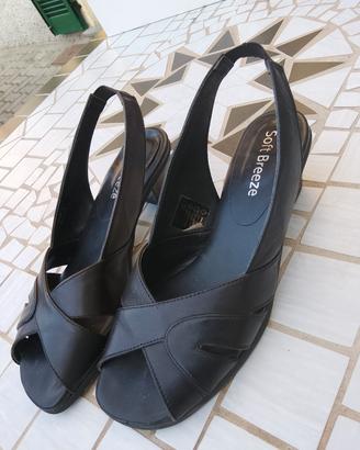 sandalo in pelle donna 